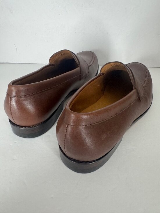 New J. CREW Classic Leather Penny Loafers Burnished Brown Size 11.5 $198 BW677 main image 6